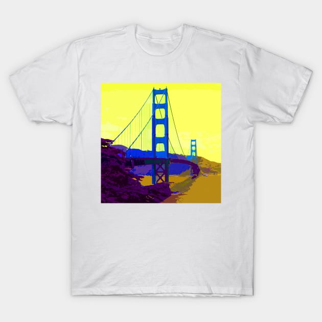 Golden Gate Bridge 004 T-Shirt by JAMFoto